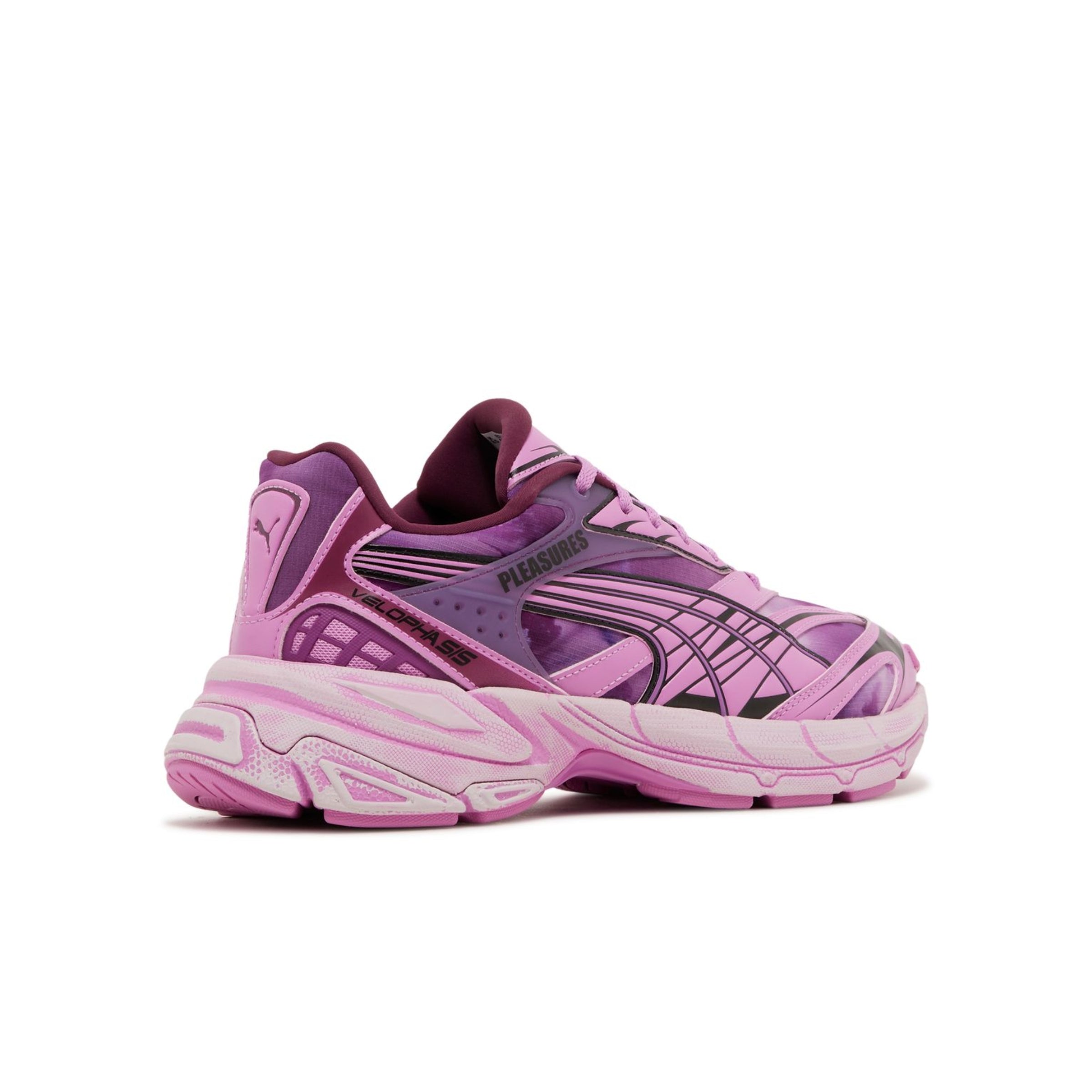 Puma Sneaker Velophasis Overdyed Pleasures Purple/Fucshia Black-White